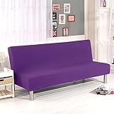 Tinwoo Sofabezug 3 Sitzer Ohne Armlehne, Stretch Sofabezug Anti Rutsch Vintage Design Sofaschutz Sofaschoner Hund Katze Überwurf Hundedecke Ecksofa Sofa Schutzdecke Klappcouch Ohne Armlehnen