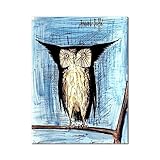 Bernard Buffet berühmtes Wandkunstgemälde. Reproduktionsdruck auf Leinwand: Kleiner Herzog. Giclée-Leinwanddrucke und Poster, Leinwanddruck für Wohnzimmer, 30 x 39 cm, gerahmt