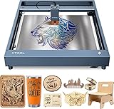 xTool D1 Pro Laser Graviermaschine - 60W CNC Lasergravierer und Laser Cutter, 10W Ausgangsleistung, 24000mm/min, 4 Grenzwertschalter, Lasergravur für Holz, Glas, etc (430x400mm)
