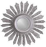 Sonnenspiegel Antik Silber Spiegel 70cm Hängespiegel Wandspiegel Dekospiegel Sonne cat134h Palazzo Exklusiv