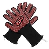 Grillhandschuhe - 2 Stück - hitzebeständiger Handschuh Grill/Ofenhandschuh
