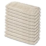 10x Prieser Prieser Mopp Baumwolle Bodenwischer mit außen Fransen ( 50 cm ) Wischmopp für Gewerbereinigung und Privat / Wischbeleg BM OR