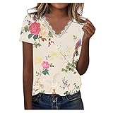 Generic Slim-Fit Tshirt Für Damen Wohnwand Schwarz Damen Shirt Besticktes Bluse Kurzarm Bluse Print Damen Lange Hemdbluse Damen Shirt Damen Blau Glockenärmel Glitzer Shirt Damen