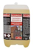 5 Liter Kanister CleanPrince Fassadenreiniger Fassaden Reiniger säurehaltig S Ultra-Konzentrat Außenreiniger Reiniger Außen für alle säurefesten Steinarten Fassadenoberflächen Klinker Klinkerhaus Klinkerfassade Totalreiniger gründlich selbsttätig effizient gegen Wasserablagerungen Fett Schmutz Grünbelag Verschmutzungen Wetterrückstände Umweltablagerungen Grünspan