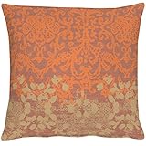 APELT Tilda_40x40_60 Kissenhülle, Polyester, orange, 40 x 40 x 0.5 cm