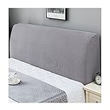 SWJ-swjssb Kopfteilbezug+Kopfteile Abdeckung Bett 180/120/150/200/220cm Kurzer Plüsch Samt Bett Kopfteilbezug boxspringbett All-Inclusive Staubdicht Kopfteilabdeckung Bettkopfteil Hussen