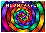 Neonfarben (Wandkalender 2023 DIN A4 quer), Calvendo Monatskalender