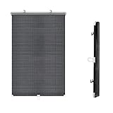 NUACOS Plissee mit Saugnäpfen, Sonnenschutz Fenster Saugnapfes Rollos, Sichtschutz Und Sonnenschutz Jalousien, Verdunklungsvorhänge für Büro, ohne Bohren,50cm*125cm