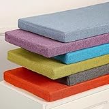 Tielag Benutzerdefinierte Größe Bankkissen, Bankauflage Sitzkissen für Fensterbank, Abnehmbarem Outdoor Schaukel Sitzkissen, Gartenbank Auflage, Sitzbank Kissen