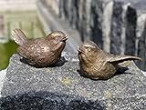 Unbekannt Bronzefigur kleines Vogelpaar