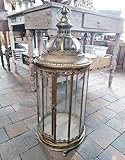 Generisch Grosse Laterne STANDLATERNE 75cm HOCH TREIBHAUS ANTIK Nostalgie Stil Metall NEU