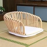 KAtiak Tatami-Stuhl, Lazy Sofa, Sitzsack, Tatami-Sofa, Stuhl, Schlafzimmer, Wohnzimmer, Sessel, drehbares Design für Erkerfenster, Meditation, Lesen