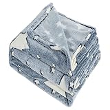 Eolaks Glow in The Dark Decke – Kinder-Kuscheldecke für Schlafzimmer, waschbare, superweiche Flanelldecke, für Kinder und Erwachsene