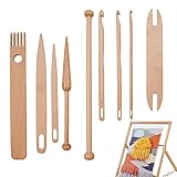 Huaxingda Webstuhl-Werkzeug | DIY-Handwerkswerkzeuge 9 Stück/Set,Langlebige Webstühle für Erwachsene, Kinder, kreatives DIY-Bastelwerkzeug für Pullover, Hüte, Schals, Handschuhe