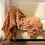 Homxi Couchbezug Eckcouch 2 Sitzer,Sofabezüge Einfarbig Sofaüberwürfe Polyester Sofa-Handtuch Gelb Couch Überzug 130x160CM