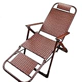 Schwerelosigkeits-Sonnenliege, 90–170° verstellbare Sonnenliegen, Klappbarer Liegestuhl aus Rattan mit breiter Armlehne, Garden Beach Home Freizeit Korbstühle