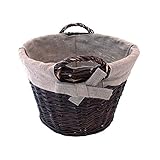 Franz Müller Kaminholzkorb aus Weide, Ø 50 cm