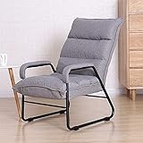 MINDONG HZH Einfaches, modernes, faules Sofa, klappbarer Mittagsstuhl, Freizeit-Computerstuhl, Schlafzimmer, Liege, Mini-Sofa in DREI Farben optional (C)
