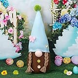 Ostern GNOME Figure Plüsch OsterDeko Osterhase Gnom Dekoration Plüsch Gesichtsloses Kaninchen Osterzwerg Plüschhase Ostergeschenke für Kinder