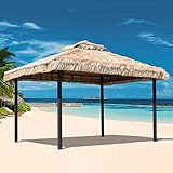 Hardtop-Pergola-Außenpavillon für Terrassen mit PC-Dach, Garten-Sonnenschutz, 9' x 9,5'