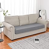 Rosnek Sofa Sitzkissenbezug Sofabezug 3 Sitzer,Polarfleece Sofahusse 3 Sitzer Stretch Couchbezug,Sofa Cover Couch überzug für Sofa überzug L Form,Chaiselongue,Ecksofa,1 Stück