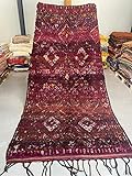 Marokkanische Beni Mguild Berber Teppich Orient Teppich - 100% handgewebte natürlich Tribal Wolle Teppich - 334 x 184