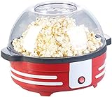Rosenstein & Söhne Popcornmaker: Retro-Popcorn-Maschine mit Rührwerk und Antihaftbeschichtung, 850 Watt (Popkornmaschinen)