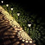 AYCLIF Gartenbeleuchtung Solar Außen, LED Gartenbeleuchtung Solar,8 Stück Solarleuchten für Den Garten, IP66 Wasserdicht Solarlampe für Außen, Terrasse, Gartenweg, Zaun, Landschaft, Weg, Gehweg