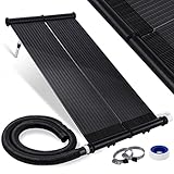 KESSER® Solarkollektor ECO Poolheizung 108 x 74 x 15cm (L x B x H), Warmwasser Heizung Solarheizung für Pools l UV-beständiger Kunststoff l Durchflussmenge 10.000 Litern pro Stunde