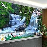 FEegar 3D Wasserfall Muster Wandbild Wohnzimmer Kinderzimmer Schlafzimmer Sofa TV Hintergrund Restaurant Innendekoration Vliestapete