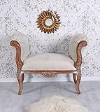 Sitzbank Barock Hocker Chaiselongue Samtbezug Sitzhocker kleines Sofa cat351g18 Palazzo Exklusiv