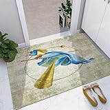 DJHWWD Teppich Gemustert Moderne minimalistische Fußmatte Teppich Bad Mehrfarbig Teppich Für Draußen200x250CM