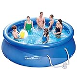 Summer Waves Fast Set Quick Up Pool 366x91cm Swimming Pool Familien Schwimmbad mit Filterpumpe