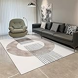 DJHWWD Bettvorleger Schlafzimmer Rugs Wohnzimmer-Teppichbodenmatte Heimsofa Teetischunterlage Schlafzimmer Nachtdecke Kaffeefarbe Teppiche Wohnzimmer 140X200cm