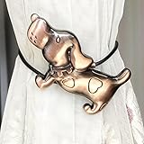 QFSLR Magnetische Vorhang Raffhalter Kreative Katze Gardinen Raffhalter Gardinenhalter Metall Vorhang Halte Schnallen Vorhang Binder Gardinenraffer Für Home Büro Hotel Dekoration 2 Stück,C