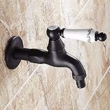 E453Xp Wasserhahn Waschbecken Wasserhahn Retro Schwarz Kupfer Blau Weiß Porzellan Waschmaschine Wasserhahn Küche Spüle Wasserhahn Wasserhahn E453Xp