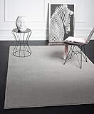 Mia´s Teppiche 'Emma' Wohnzimmer Teppich, Kurzflor, 120x170 cm, Grau
