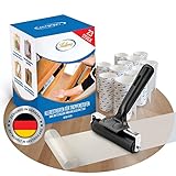 Kalera Antirutsch Treppe Stufenmatten Transparent 20 Stück & 3 Gratis | Extra Groß 80 x 20 cm - Selbstklebende Antirutschmatten Treppenstufen Matten Anti-Rutsch Pads Innen/Außen - Mit Montageroller