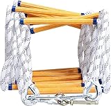 Die Notstrickleiter kann als weiche Harzleiter for Erwachsene wiederverwendet Werden, ist schnell einsatzbereit, einfach zu lagern und einfach zu verwenden (Size : 5m)