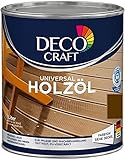 Deco Craft Holzöl Pflegeöl Öl für Holz für Außenbereich (Hell)