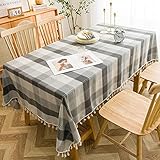 JIALIANG Tischwäsche 90x90cm Eisenfreie Tischdecke-Antifouling, Pflegeleichte Tischdecke-Tischdecke