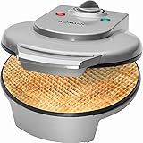 Hörncheneisen Waffeleisen für Hauchdünne Waffeln - Hörnchenautomat Eiswaffeln mit Kegel - Hörnchen Backform Antihaftbeschichtung - Hörnchenkegel Groß Backfläche 18 cm