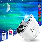 MERTTURM Sternenhimmel Projektor, Smart Sternenprojektor Lampe, 3D Galaxy mit Sprachsteuerung, Timer, Bluetooth Lautsprecher, Nachtlicht für Kinder Zimmer Deko Geburtstag Geschenk