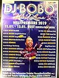Dj Bobo Kaleido Luna Tour 2019 - Veranstaltungsposter A1 84x60cm gefaltet