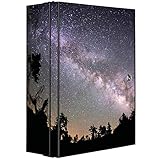 banjado® XXL Medizinschrank abschliessbar mit Motiv Milchstrasse 35x46x15cm - großer Arzneischrank/Medikamentenschrank aus Metall zur Medikamenten Aufbewahrung - Apothekerschrank mit 3 Schlüsseln