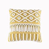 Yellow Series Kissen Bohemian Famous Style Handmade Loop Samt Kissen (Farbe: B-45 x 45 cm)