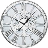Kare 33289 Design Wanduhr Gear Ø60cm, 60x60x6cm