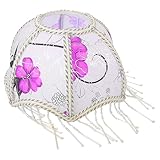 CAXUSD Viktorianisches Dekor Viktorianischer Lampenschirm Vintage-Lampenschirme Entenei-Lampenschirm Stehlampenabdeckung Dekorativer Lampenschirm Ersatzlampenschirm Viktorianische