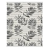 Lichtblick Plissee Klemmfix mit Motiv, ohne Bohren, Verspannt, Blickdicht, Lichtdruchlässig, Made in Germany, Julia Schumacher, Black Watercolor Branches - Schwarz 60 x 130 cm (B x L)