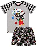 Cbeebies Bing Pyjama Jungen Kinder Häschen Charakter Hemd Kurze Hose 4-5 Jahre
